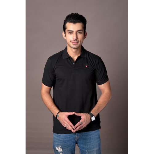 Signature Polo Black