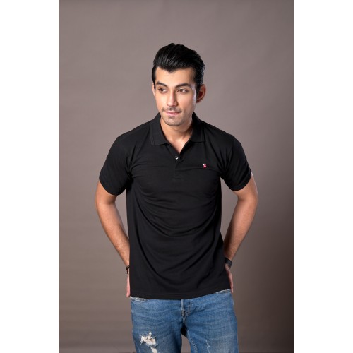 Signature Polo Black