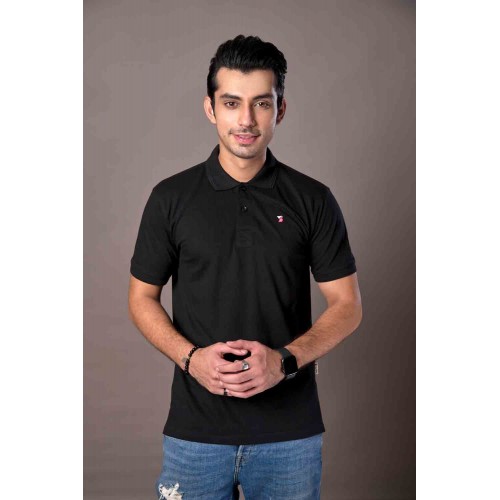 Signature Polo Black